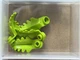 LEGO Parts - Lime Plant Plate Round 1 x 1 Curved, Upright Leaf - No 2682 - QTY 5