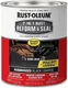 Rust-Oleum 344763 Automotive 2-in-1 Rust Reform & Seal, Quart, Black, 32 Fl Oz