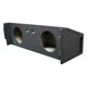 QPower QBomb Series 10" 2-Hole Downward-Firing Ported Subwoofer Enclosure