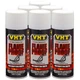 VHT High Temp Paint VHTSP118 (6-PACK); FlameProof 11oz Flat White 1300&deg;F-2000&deg;F