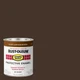 Rust-Oleum 7775502-2PK Stops Rust Brush On Paint, Quart, Gloss Leather Brown,...