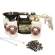 Berkebile PFC Black Pro Undercoating Gun & Threaded Funnel - 2 Wand Kit (3 Qts)