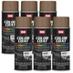SEM Color Coat Saddle Tan Vinyl Spray Auto Paint 12 oz. SEM 15033, 6 Pack
