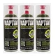 U-POL 4887 Raptor 2K Olive Green Spray-On Truck Bedliner Aerosol (3 Pack)