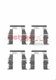 Metzger Disc Brake Pads Accessory Kit For MITSUBISHI CITROEN Saloon MB011940