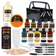 Pinstriping Color Box Kit 10 Colors, Reducer, Brushes & Mixing Equipment