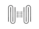 ICON Vehicle Dynamics 2000-2004 FORD SUPER DUTY FRONT SEMI ROUND U-BOLT KIT