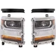 HID Headlight Driving Head light Headlamp  Driver & Passenger Side for Chevy