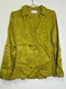 ASOS Women's Size 6 Lime Green Leaf Print Button Front Blouse *NWOT*