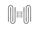 ICON 37001 Front Semi-Round U-Bolt Kit for 2000-2004 Ford F250/F350 Super Duty