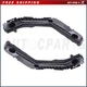 Bumper Bracket Set For TO1043123 Toyota Corolla Driver & Passenger Side Black