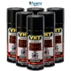 VHT SP124-6 PACK GLOSS BLACK Engine Enamel High Heat Drive Train Paint - 11 oz
