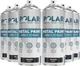 Polar Matte Black Direct to Rust Spray Paint - 6 x 13.5fl oz - Protect and Stop