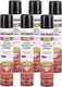 Rust-Oleum 334128-6PK Stops Rust Turbo Spray Paint, 24 oz, Gloss Black, 6 Pack