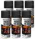 Rust-Oleum 248903 Automotive High Heat Spray Paint, 12 oz, Flat Black, 6 Pack