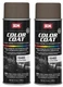 SEM 15483 Color Coat Bluebird Brown Spray Paint Aerosol Can 12 oz. (2 Cans)