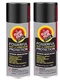 2 PACK!! Fluid Film Black AS11B Undercoating Protection Rust Inhibitor Spray Can