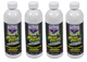 Lucas 10880 Gun Metal Polish Tumbler Media Additive Cleaner Oil 16oz (4 Bottles)