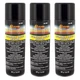 Custom Coat Aerosol Sprayable Truck Bedliner 14.4 Ounce Spray Can Black (3 Pack)
