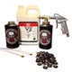 NHOU V3 Clear Pro Undercoating Gun &ndash; 2 Wand Kit (2 B Quart Bottles)