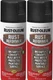 2 pack Rust-Oleum Stops Rust Converter Reformer Spray Flat Black Finish 10.25 oz