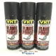 VHT SP102-3 PACK FLAT BLACK High Temperature Flame Proof Header Paint - 11 oz