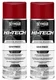 SEYMOUR Hi-Tech Engine Enamel Aerosol Spray Paint GM RED 12oz USA-made 2/cans