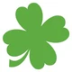 Four Leaf Clover Lucky, Vinyl Decal Sticker, Multiple Colors & Sizes #6742