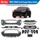 For 2023-2026 Ford Escape Front Bumper Set W/Fog Light Air Deflector W/o Camera