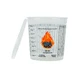High Teck Products MC86L Lid, Polypropylene, For 2.5 qt Mixing Cups