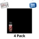 (4 Pack) Rust-Oleum High Heat Spray Paint, Flat Black, 12oz, Automotive Enamel