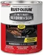 Rust-Oleum 344763 Automotive 2-In-1 Rust Reform & Seal, Quart, Black