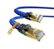 100ft Blue Cat8 Ethernet Cable Nylon Braided High Speed STP RJ45 LAN Cord