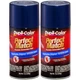 Duplicolor BTY1623 (2-Pack), Aerosol Paint for Toyota 8P4, Dark Blue Pearl