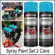 2PK Torque Blue Spray Paint Valve Cover Engine Caliper Brake Rotor Drums Coating