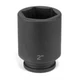 GREY PNEUMATIC 3040D 3/4" Drive x 1-1/4" Deep Impact Socket