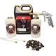 NHOU V3 Black Pro Undercoating Gun &ndash; 2 Wand Kit (2 W Quart Bottles)