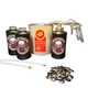 Complete Amber Fluid Film Pro Undercoating Gun - 2 Wand Kit (3 B Quart Bottles) 
