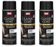 SEM 17013 Classic Coat Midnight Black for Interior Vinyl & Leather (3 Pack)