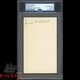 Sam West signed 3x5 Index Card PSA DNA Slabbed Baseball Auto C4189