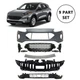 For 2020-2022 Ford Escape Front Bumper Cover Upper Lower Fog Light Covers 9PCS