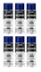 6-PACK - EN-56 Hi-Tech Engine Enamel Spray Paint&mdash;Ford Mustang Blue (12 oz)