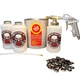 Amber Fluid Film Pro Undercoating Gun - 360 Wand Kit (3 W Quart Bottles) 