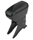 S BLACK UNIVERSAL CAR FAUX LEATHER STORAGE ARMREST CAN HOLDER WITHOUT FOR