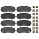 FEBI Disc Brake Pad Set Front Rear For MK528946 16950