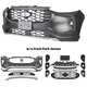 For 2023-2026 Ford Escape Front Bumper Cover Grille Assembly w/o Sensor Hole