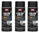 SEM 15243 Satin Black Color Coat - 12 oz. (3 Pack)
