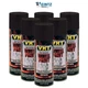 VHT SP183 Satin Black Paint, Wheel Paint, High Heat Coating - 11 oz - 6 PACK