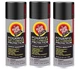 3 PACK!! Fluid Film Black AS11B Undercoating Protection Rust Inhibitor Spray Can