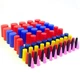 80 Pc 1/16" to 3/4" High Temp Silicone Rubber 3/4", Multicolor